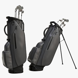 Golf Bag Vessel Player IV Pro Gray 3D model