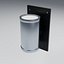 Cylinder Wall Light with Drilled Mounts and Hollow Cable Bridge