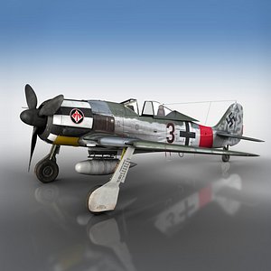 Focke Wulf - FW190 A7 - Black 3