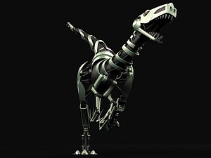 Tirex ROBOT toy - Rigged - Animation