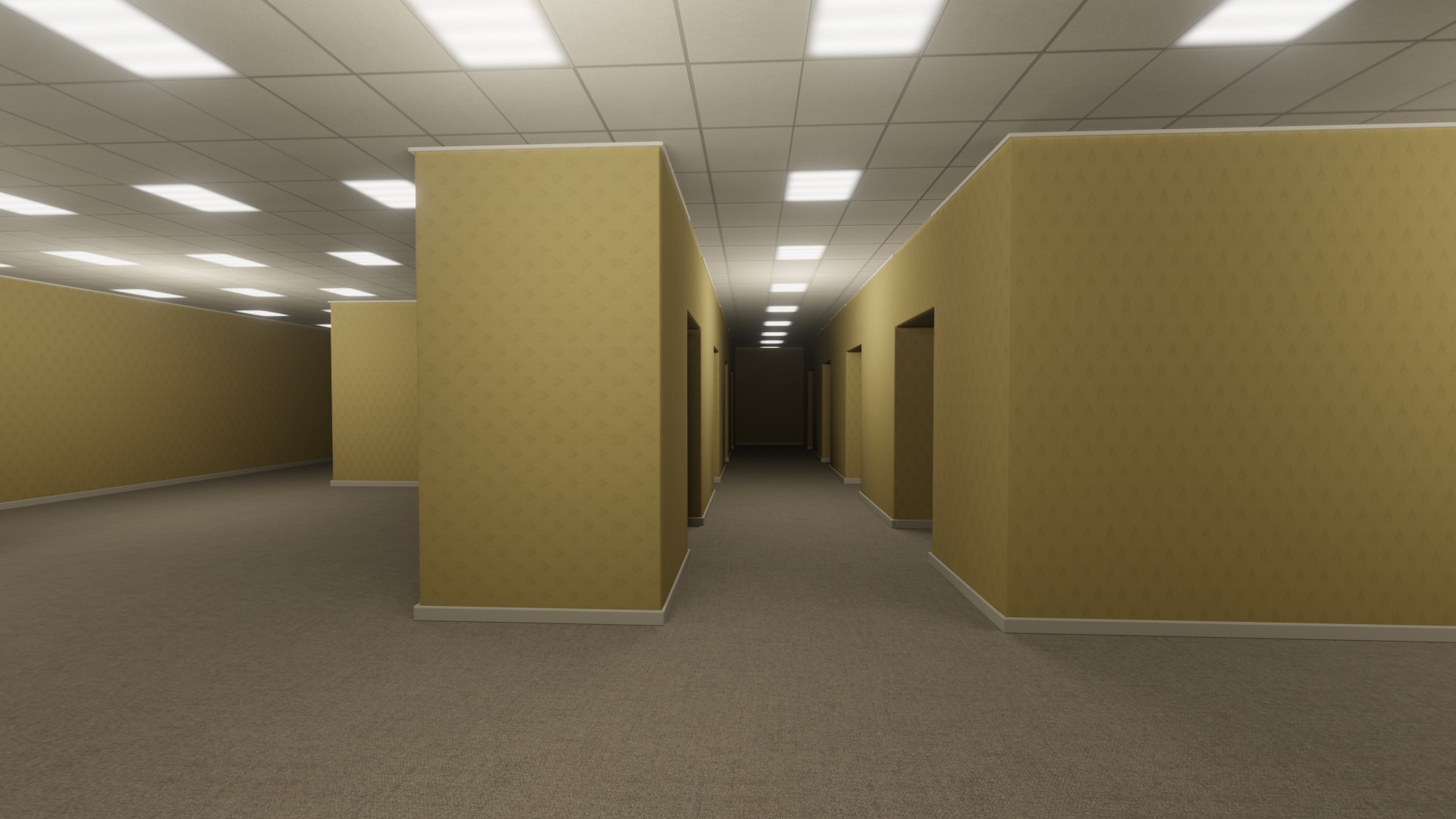 3D The Backrooms TurboSquid 2030234