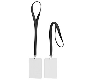 Lanyard with ID Card PBR 3D model