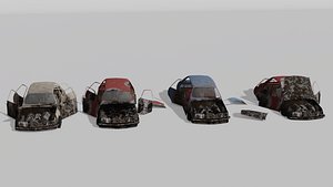 BURNED CAR model