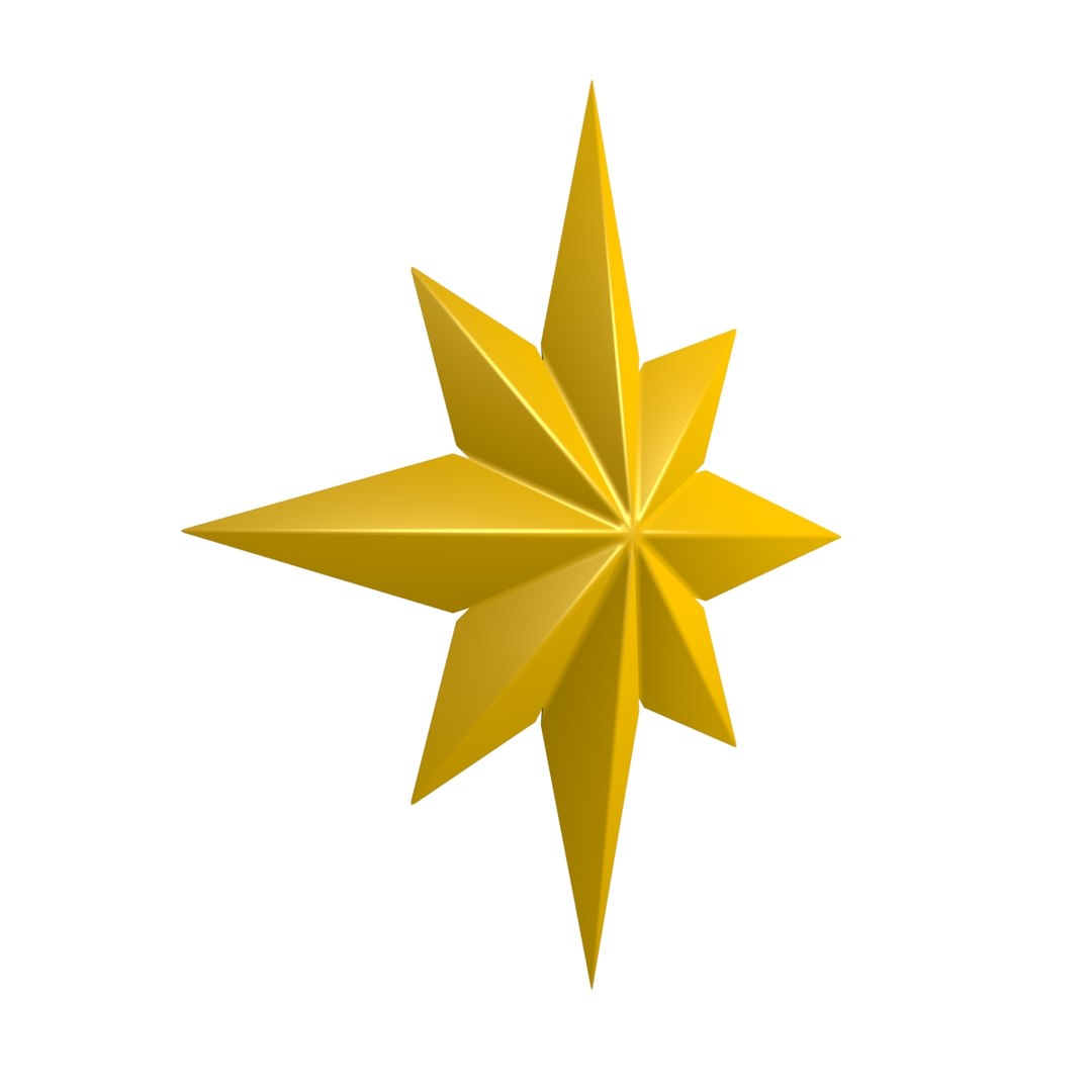 Star Yellow 3d Model