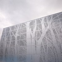 3D perforated metal panel 7