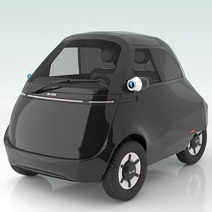 Microlino electric scooter car Balck