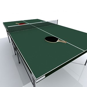 3ds max table tennis set