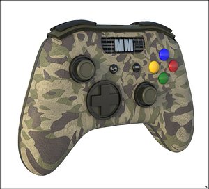 3D controller gamepad model