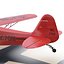 Light Aircraft Piper J 3 Red