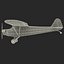 Light Aircraft Piper J 3 Red
