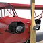 Light Aircraft Piper J 3 Red