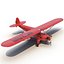 Light Aircraft Piper J 3 Red
