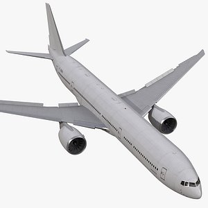 boeing 777-8x generic rigged 3d model