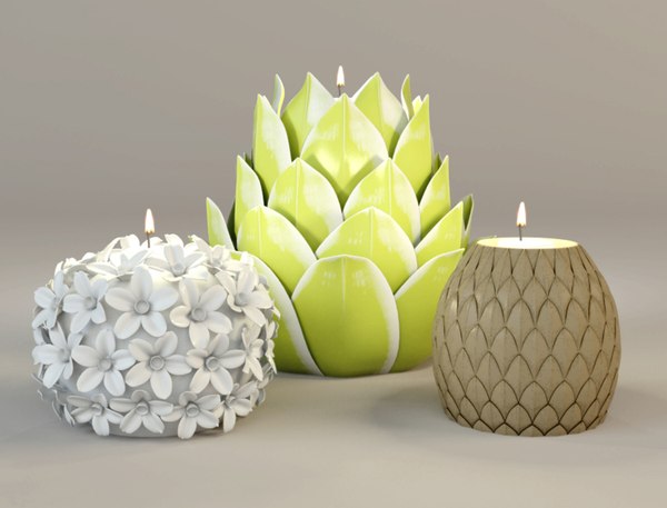 Leafy artichoke ceramic table lamp 3D model - TurboSquid 1560353