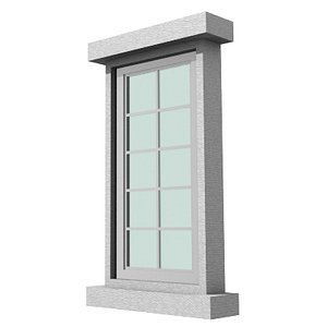 3d window model