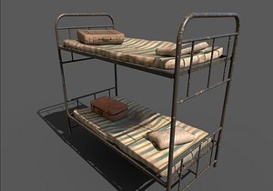 old bunk bed 3D model