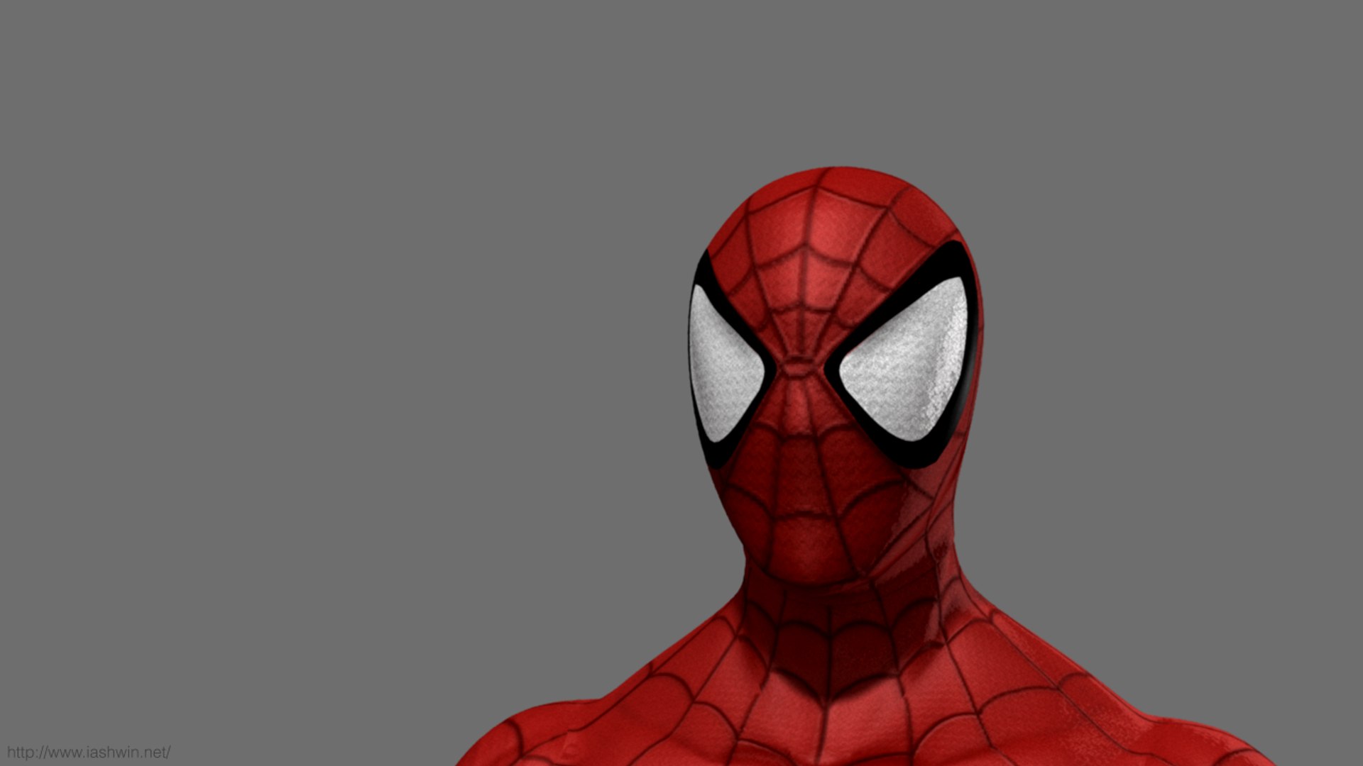 3d Model Of Spider-man Rig Character