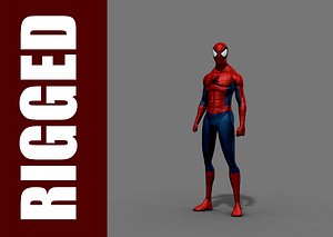 Spider-man Miles Morales PS5 Rigged 3D model rigged