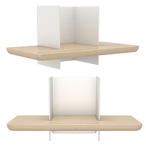 Etagere murale CLIP WALL Small d'Universo Positivo, 3 coloris