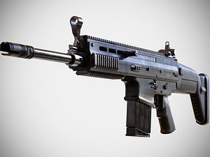 fn scar mk 17 3D model