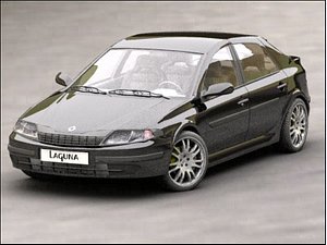 3d model renault laguna ii
