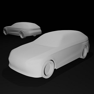 3D car base model
