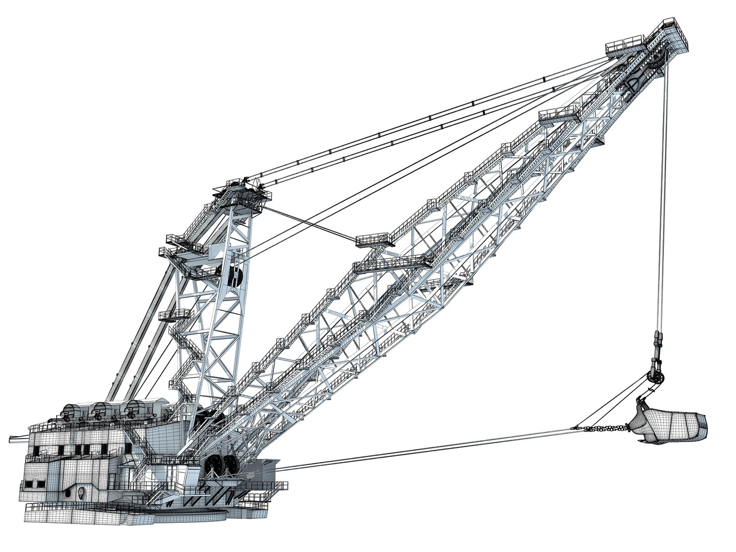 dragline excavator 3D model https://p.turbosquid.com/ts-thumb/AA/fSC0fJ/Dg9syosJ/wireframe5/jpg/1551113886/1920x1080/fit_q87/641ac346a86332d04a0c3cf44dc4ce929f6eed15/wireframe5.jpg