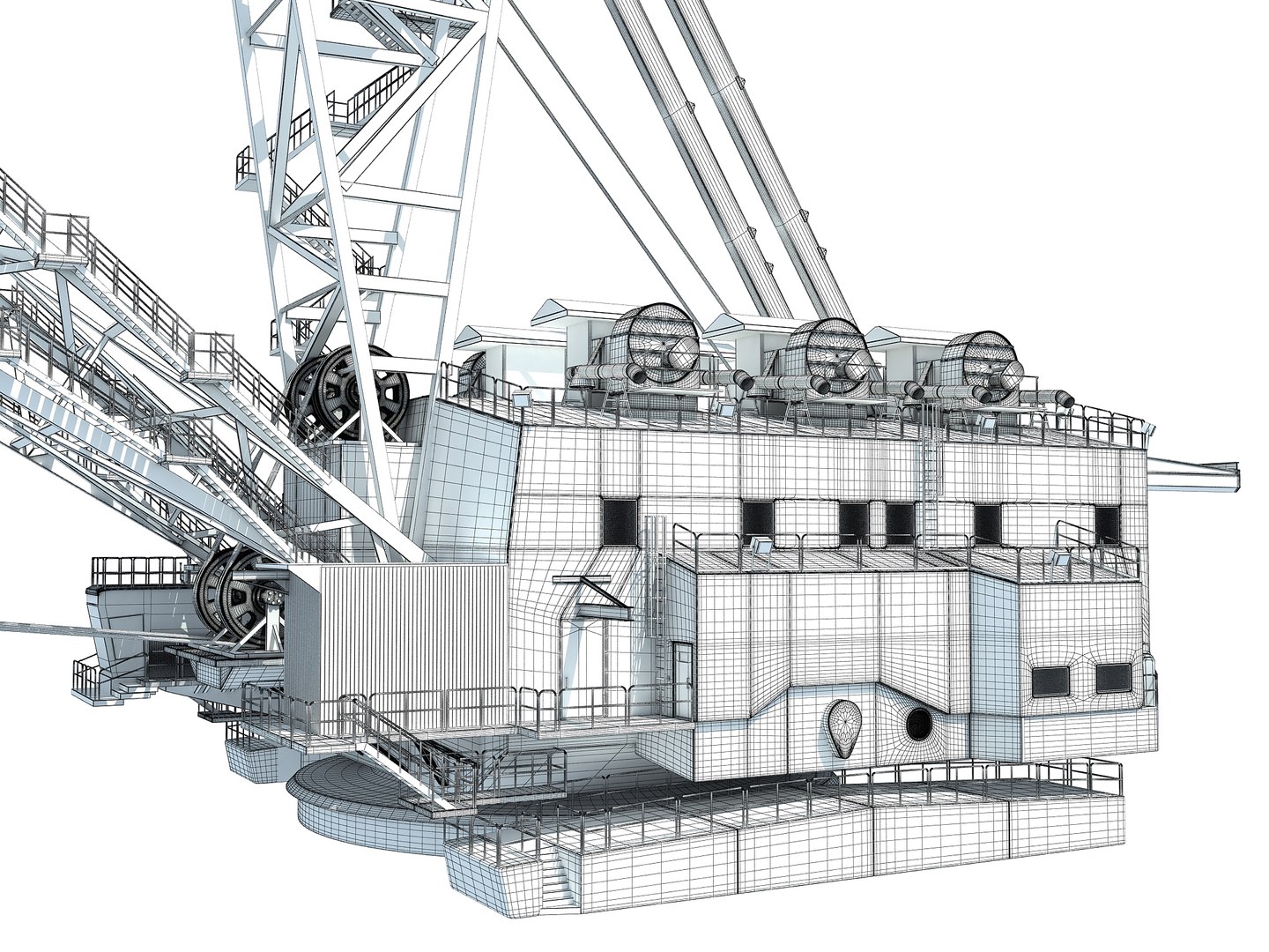 dragline excavator 3D model https://p.turbosquid.com/ts-thumb/AA/fSC0fJ/bAX1w8D0/wireframe7/jpg/1551113887/1920x1080/fit_q87/4863aaf6a7cb8552903717ee46bc296816a586d1/wireframe7.jpg