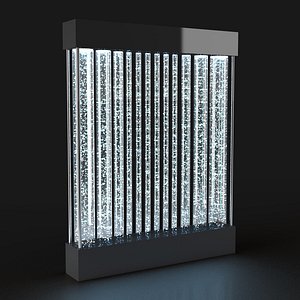 LED Bubble Tube Wall Water Feature
