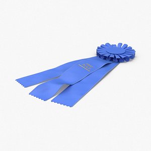 prize-ribbon-blue 3D