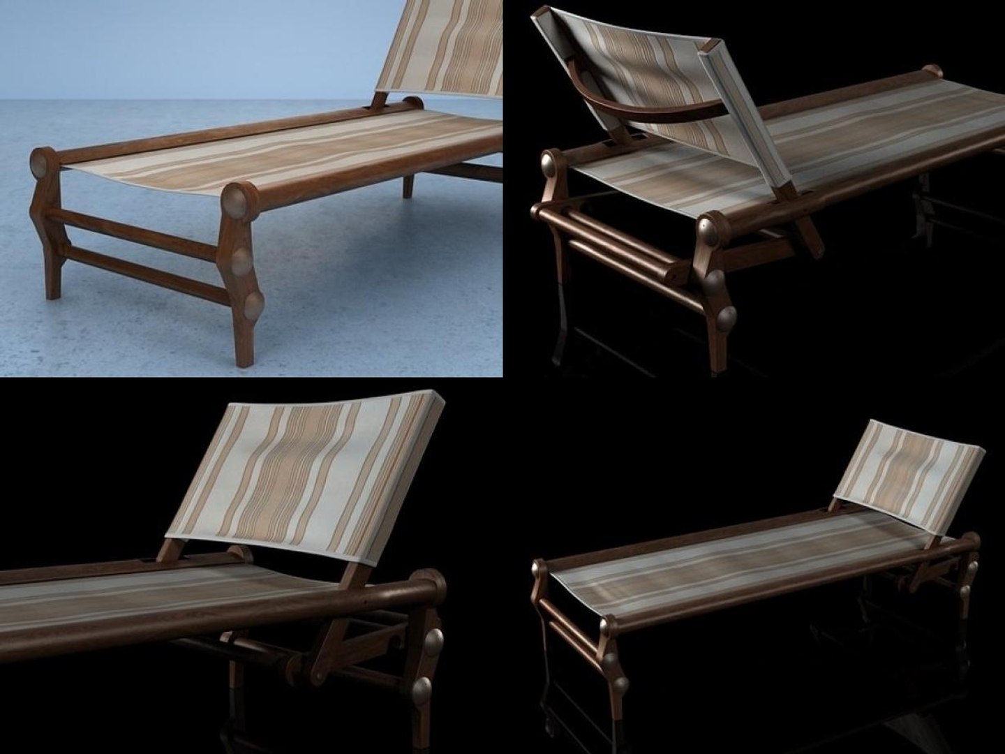 3D Nilo Sun Bed - TurboSquid 1176487
