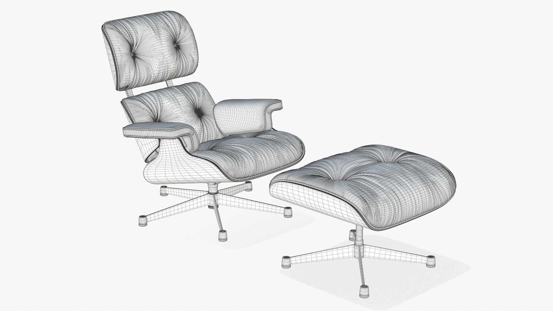 Eames lounge chair online drawing