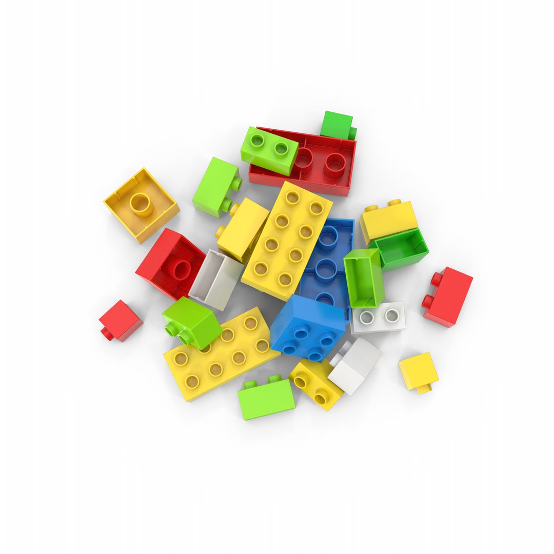 Pile Of Brick Toys Model - Turbosquid 1831429