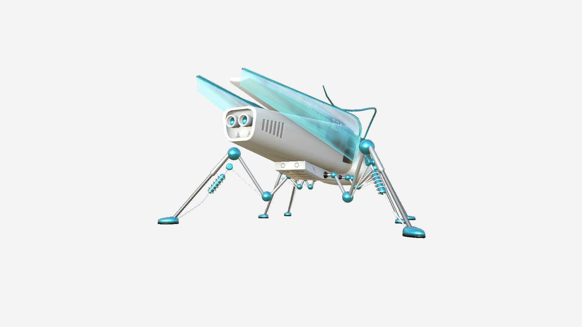 Insect Robot F04 White Blue - SciFi Character Design model https://p.turbosquid.com/ts-thumb/AB/9138aI/f2/r43/png/1649159131/1920x1080/fit_q87/dbccc3a4265a4c5d3408b6303a98399600604e49/r43.jpg