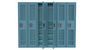Gym Locker 3D model