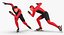 Speed Skater Generic Rigged for Cinema 4D