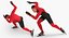 Speed Skater Generic Rigged for Cinema 4D
