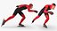 Speed Skater Generic Rigged for Cinema 4D