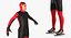 Speed Skater Generic Rigged for Cinema 4D