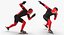 Speed Skater Generic Rigged for Cinema 4D