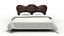 3D bed furniture furnishings model