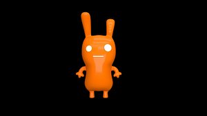 3d rabbit character 3D model