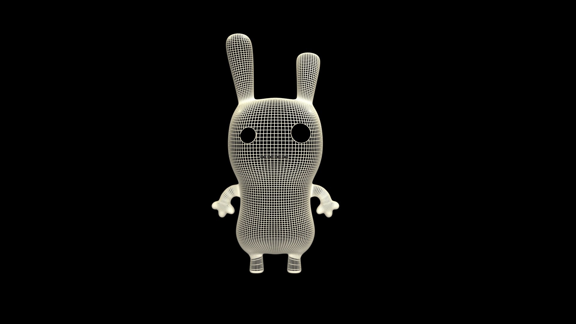 3d Rabbit Character 3D Model - TurboSquid 1771444