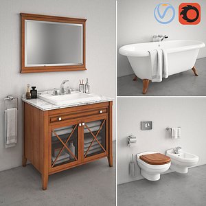 3D bathroom furniture hommage model
