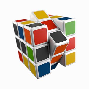 rubiks cube animate 3D model