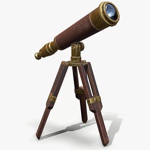 ready antique telescope model