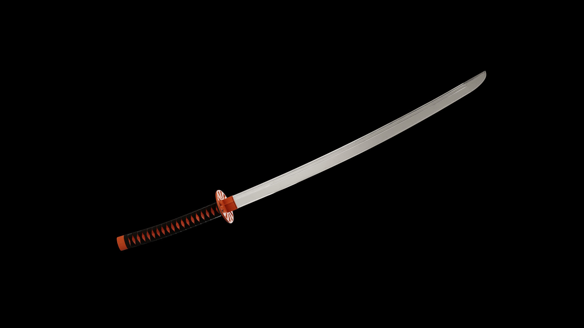 Japanese Katana 3D Model - TurboSquid 1942710