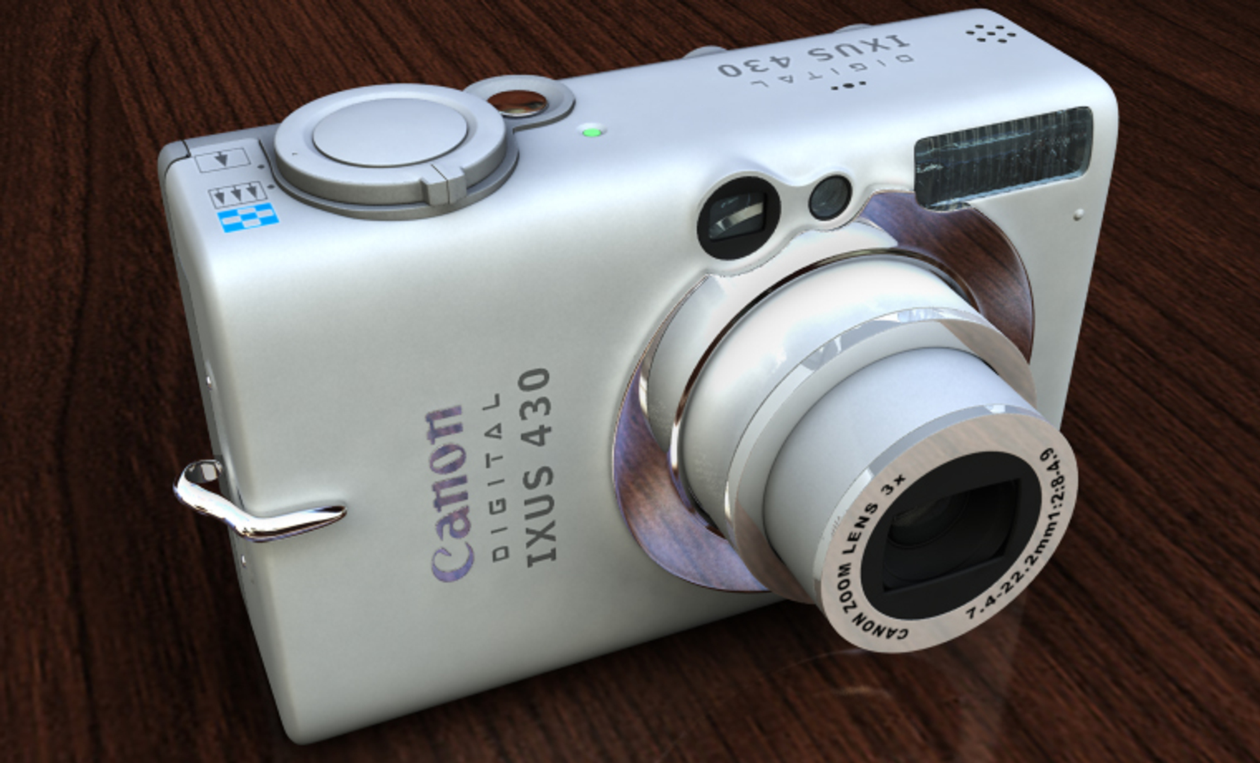 free canonixus 430 camera 3d model