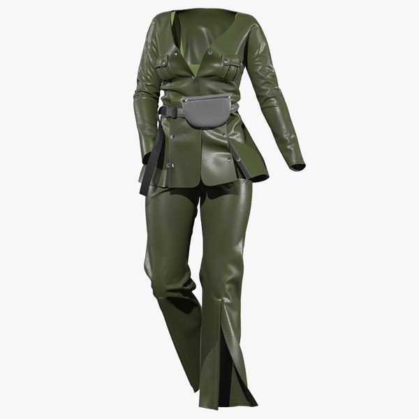 roupa feminina com textura Modelo 3D - TurboSquid 2416024