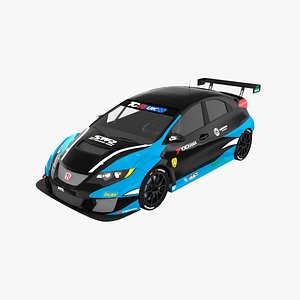 honda civic tcr 3D